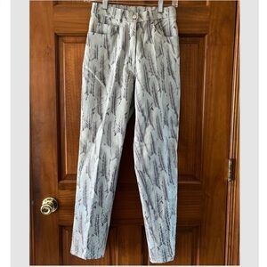 Y2K Pants Embellished Beaded Stretch Pistachio Green